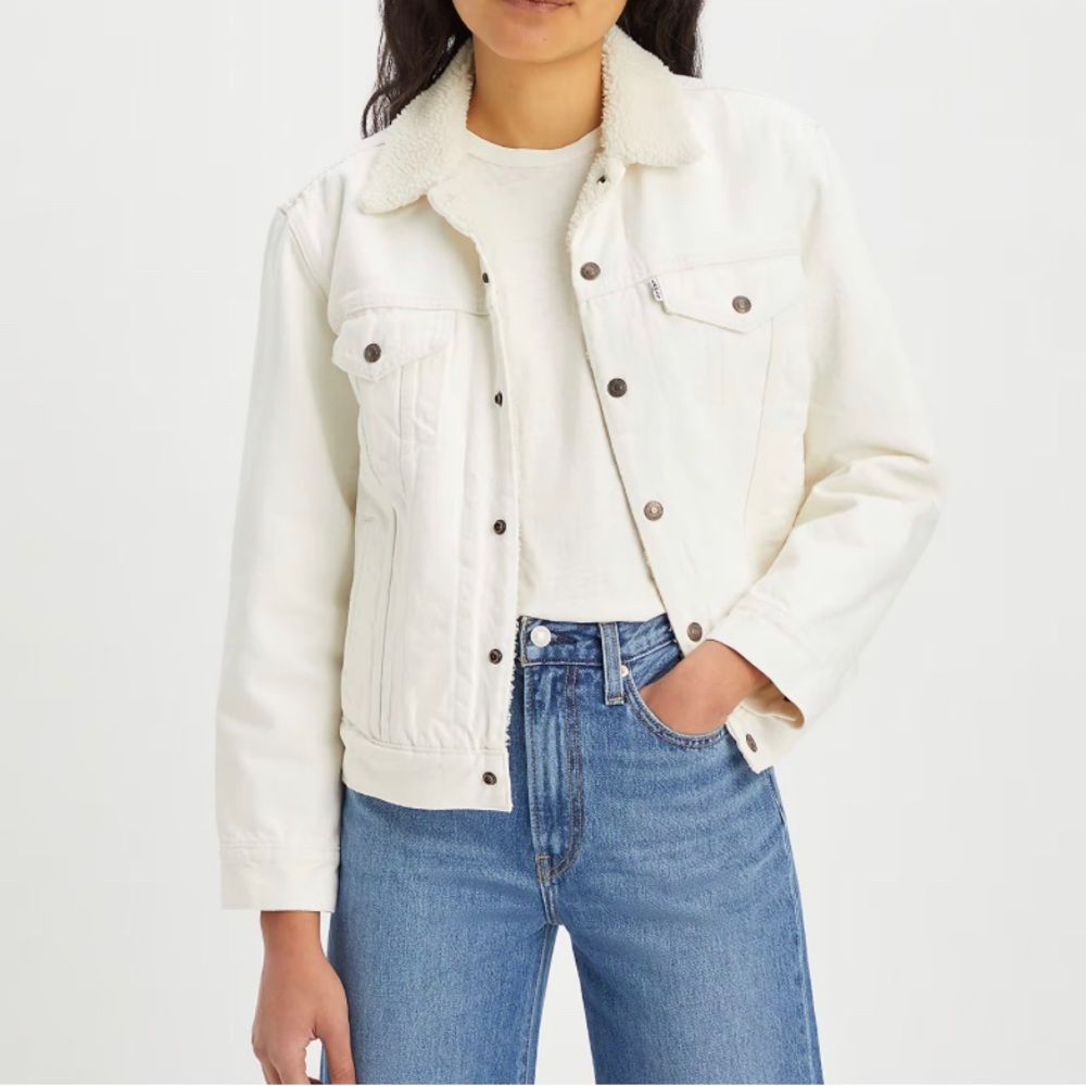 Levi's Corduroy Sherpa Lined ExBoyfriend Jacket Gem